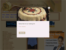 Tablet Screenshot of momsloveofcrochet.com